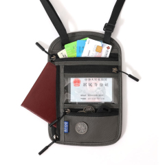 RFID Blocking Travel Neck Wallet