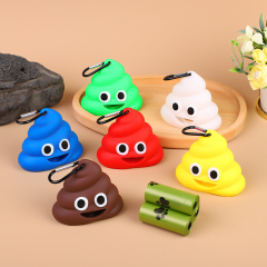 Dog Poop Bag Holder for Leash with Funny Design