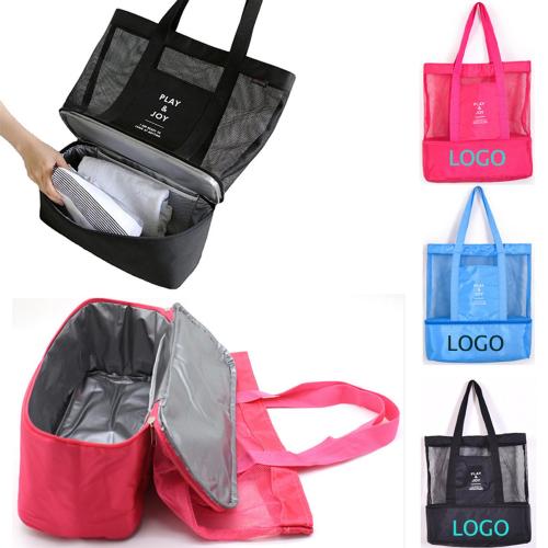 Insulated Double Layer Lunch Tote Bag