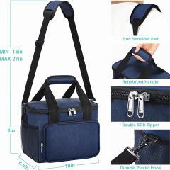 Thermal Lunch Bag with Side Compartments