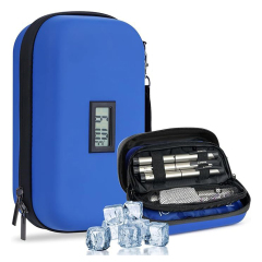 Travel Medication Cooler with Built-in Thermometer