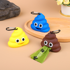 Dog Poop Bag Holder for Leash with Funny Design