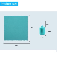 Cooling Towel With Silicone Storage Bag