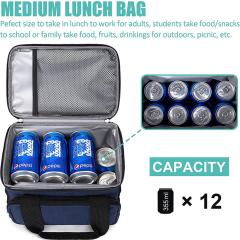 Thermal Lunch Bag with Side Compartments