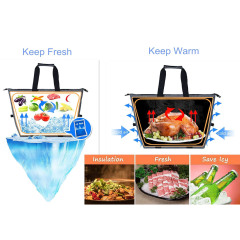Large Capacity Foldable Insulated Picnic Bag