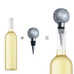 Ornament Ball Wine Cork Bottle Stopper