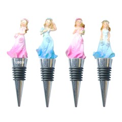 4 Pieces Princess Wine Stopper Cork