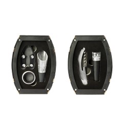 5 IN 1 Barrel Wine Opener With Vacuum Stopper