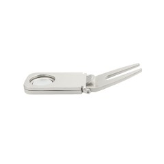 Golf Divot Fork Ball Marker With Cigar Holder