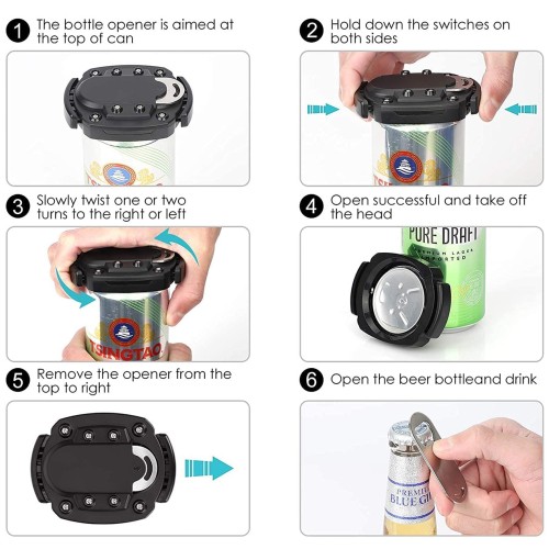 Elegant 2 IN 1 Drinks Can Opener