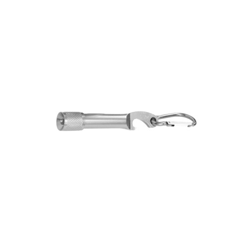 Aluminum Bottle Opener With Flashlight Carabiner