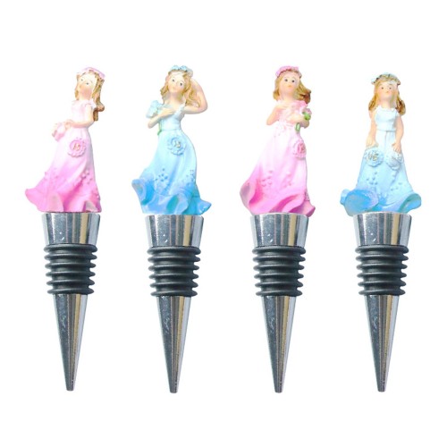 4 Pieces Princess Wine Stopper Cork
