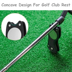 Folded Golf Divot Fork With Ball Mark