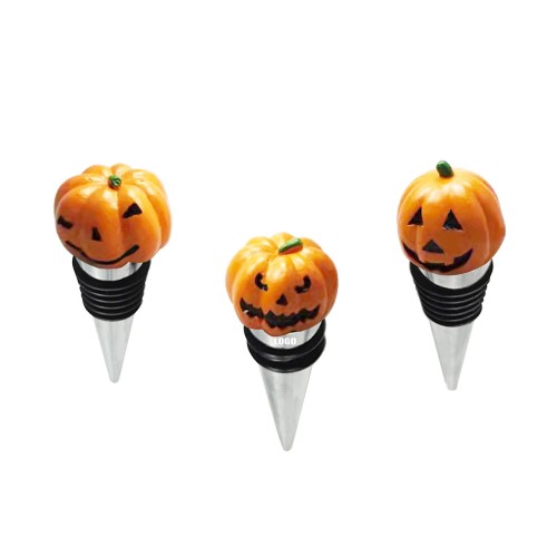 Pumpkin Shaped Wine Cork Bottle Stopper