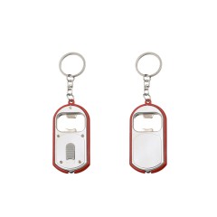 Bottle Opener With Flashlight Keychain