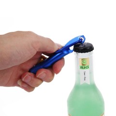 Aluminum Bottle Opener With Flashlight Carabiner