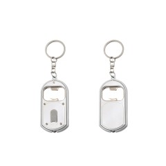 Bottle Opener With Flashlight Keychain