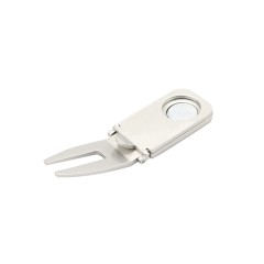 Golf Divot Fork Ball Marker With Cigar Holder