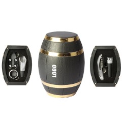 5 IN 1 Barrel Wine Opener With Vacuum Stopper