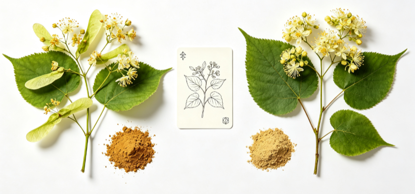 tilia linden tree flowers blooming spring natural background