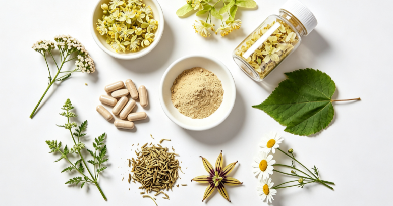 laboratory testing linden flower extract flavone content analysis equipment