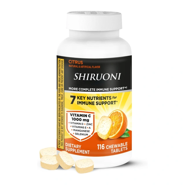 Vitamin C 1000mg Chewable Tablets Bulk Packaging