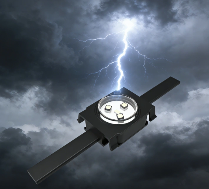 F3040 LED Dot Light Hardware Structure and Installation Mechanics