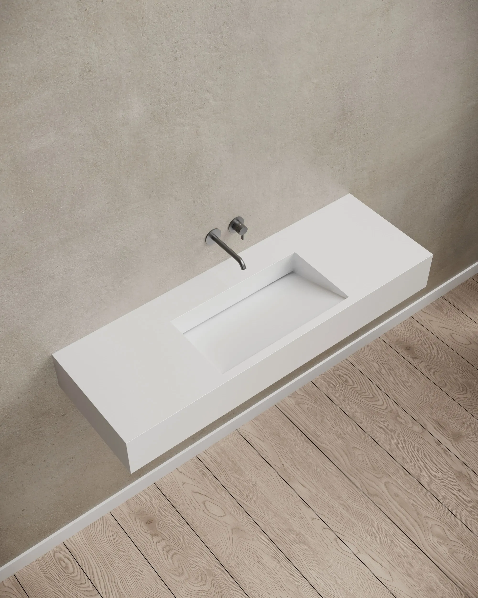 T&W production workshop for solid surface basin manufacturing