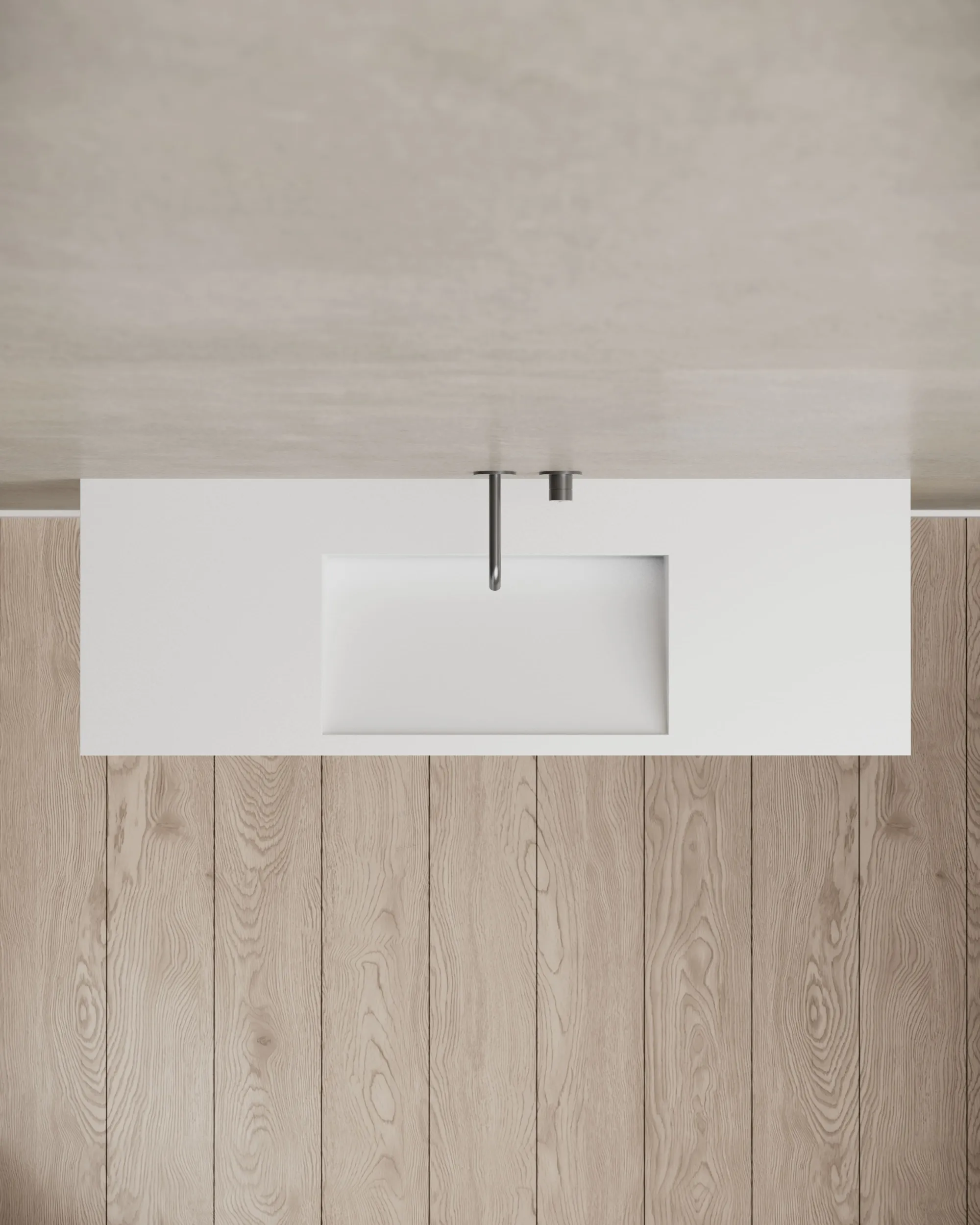 1200mm wide artificial stone wall-mounted basin design