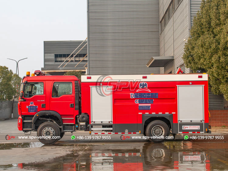 8,000 Litres Fire Rescue Truck- Left