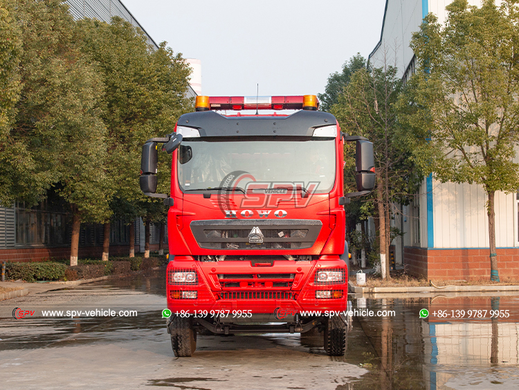 HOWO 8,000 Litres Fire Engine- Front