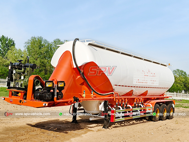 SPV 48m³ Flour Bulk Semitrailer -Front Left