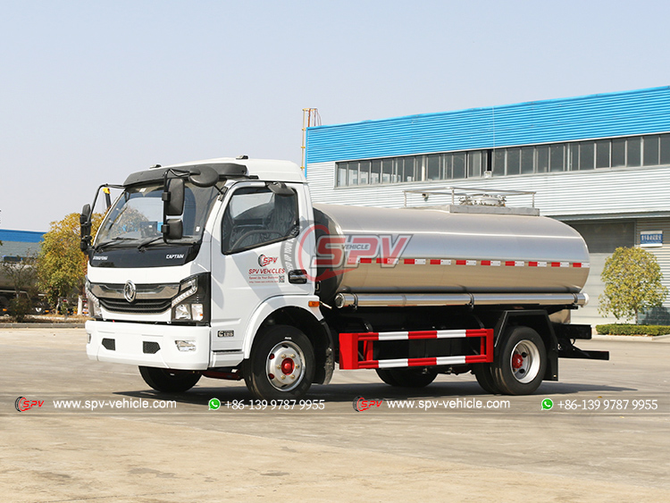 DONGFENG 5,000 Liters Milk Logistic Truck-Front Left Side