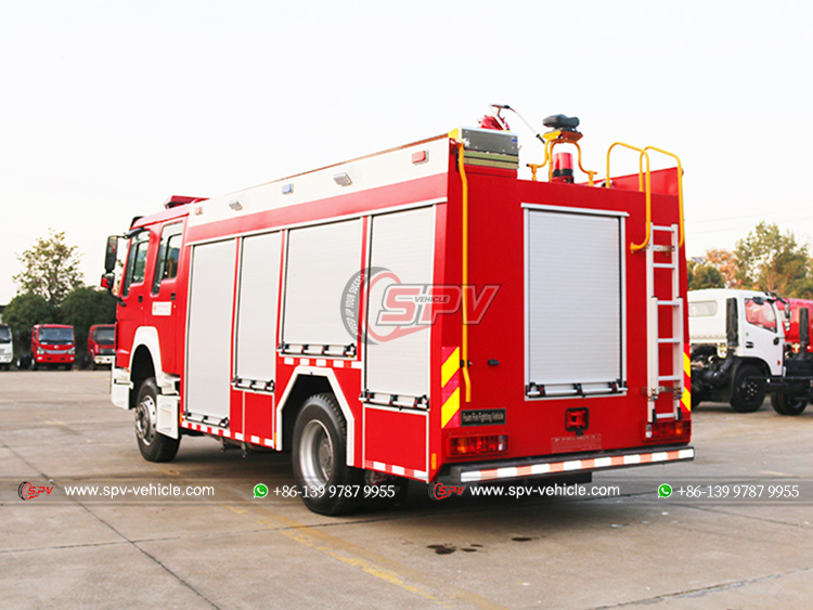HOWO 6CBM Fire Rescue Truck