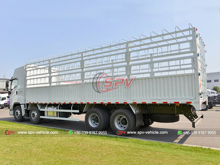ISUZU Heavy-duty Fence Delivery Truck - Rear Left