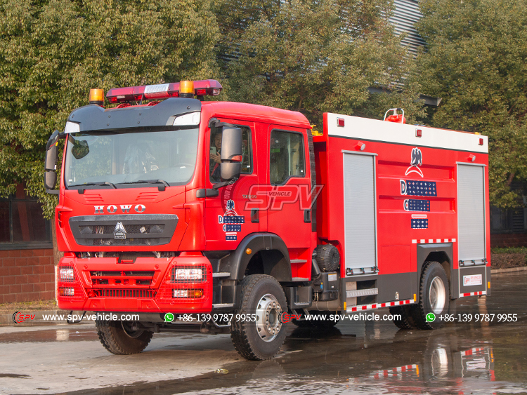 8,000 Litres Fire Fighting Truck HOWO