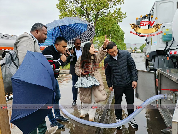Clients Visited SPV for Inspect Stainless Steel Tank Truck