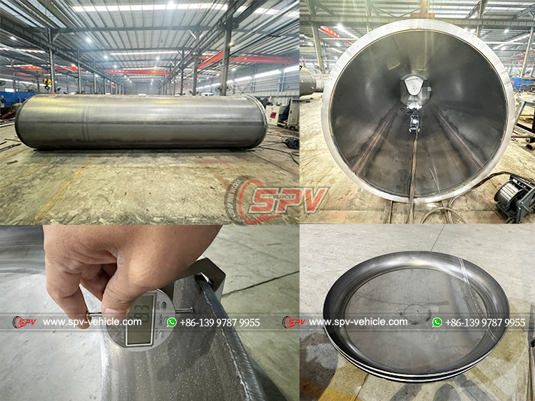 Tank for Sewage Vacuum Truck