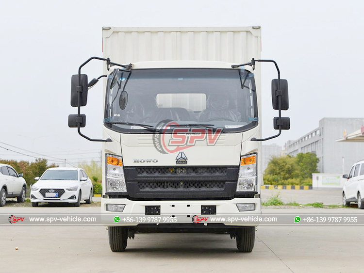 Howo 4X2 Van Truck - Front