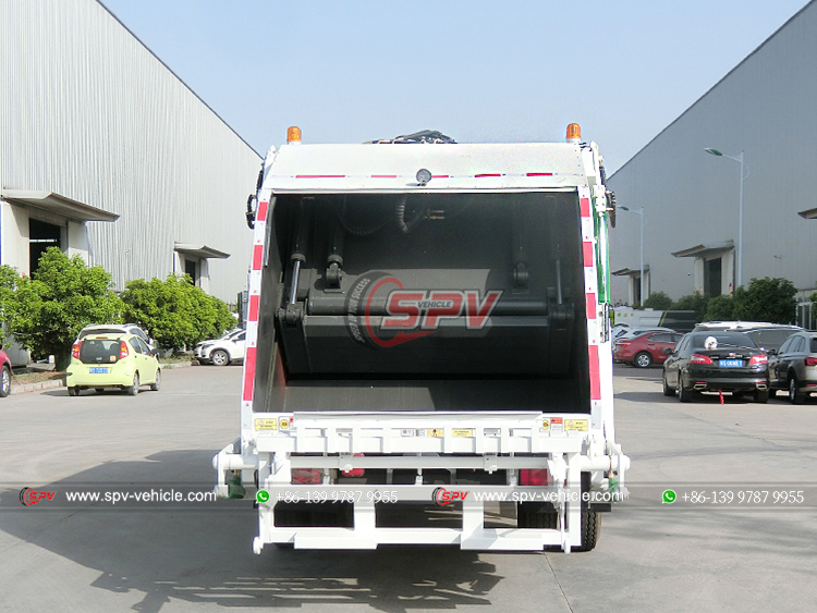 ISUZU NPR Junk Compressed Truck - Rear