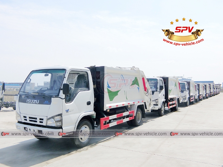 10 Units ISUZU Garbage Compactor Trucks to Middle East