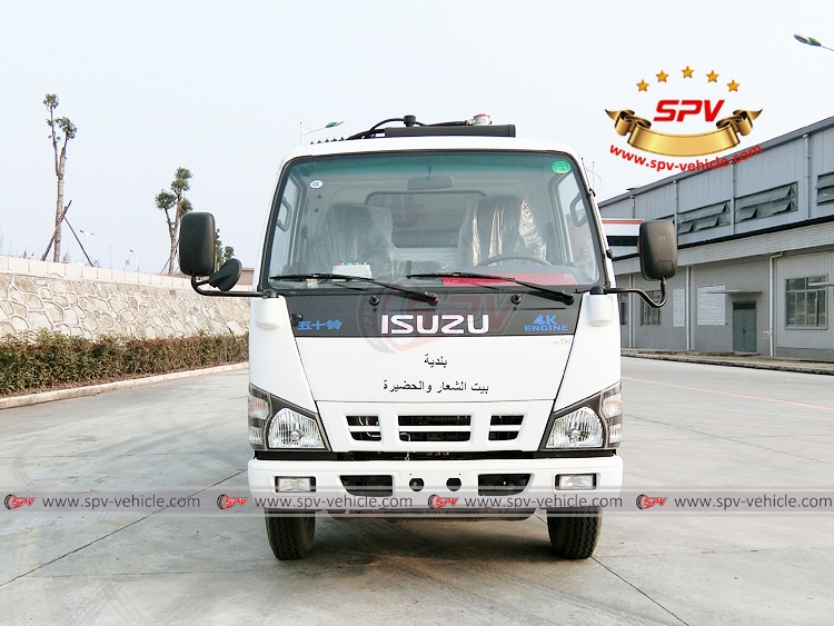 ISUZU 6 CBM Soild Waste Compactor Truck - Front