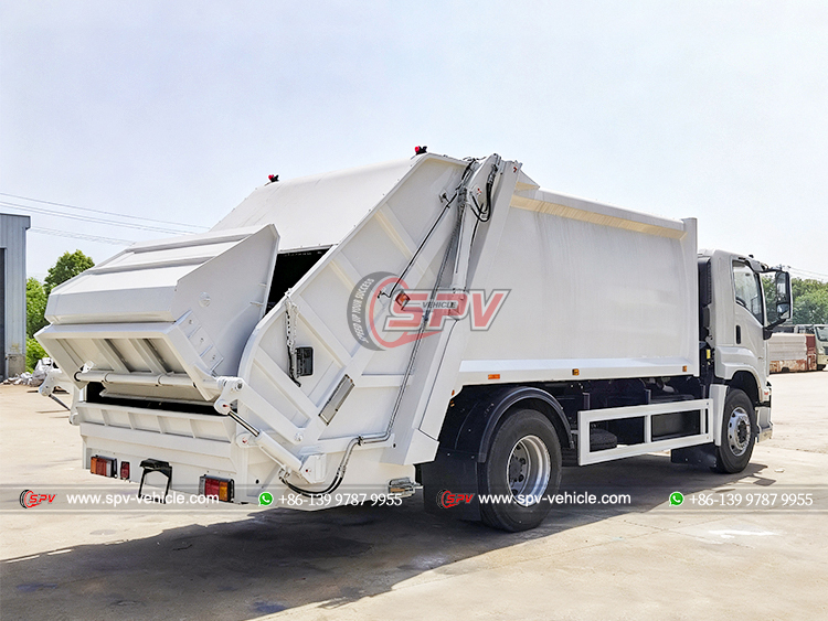 ISUZU GIGA 12 CBM Rubbish Hauling Lorry - Rear Right