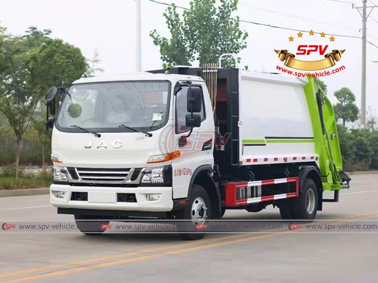 JAC 5 CBM Garbage Collection Lorry - Front Left