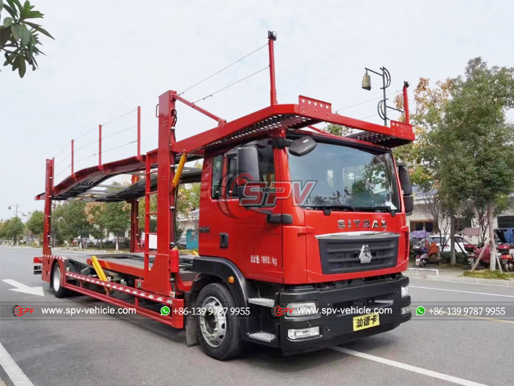 SITRAK 10 Tons Auto Logistic Truck - Front Right