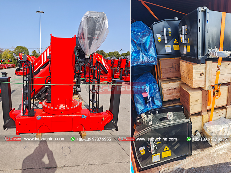 1 Unit of Crane for Cargo Truck Transported to Nigeria