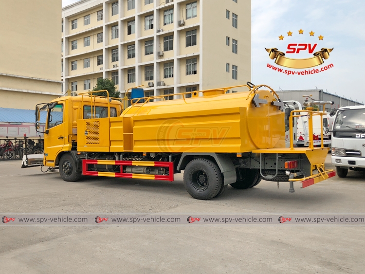DONGFENG 6,000 Litres Road Jetting Truck - Rear Left