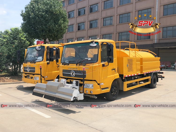 DONGFENG Road Sweeper Truck and Road Jetting Truck - to Brunei