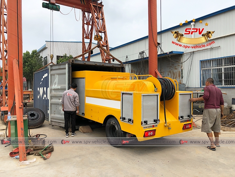 JMC 2,000 Litres Sewer Pipeline Cleaning Vehicle to Maldives