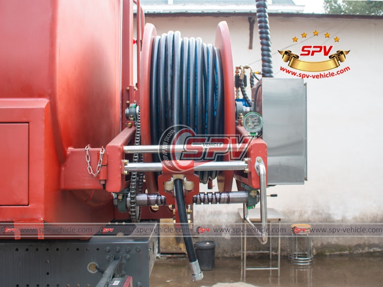 5,000 Litres High-pressure Water Jetting Body - Hose Reel